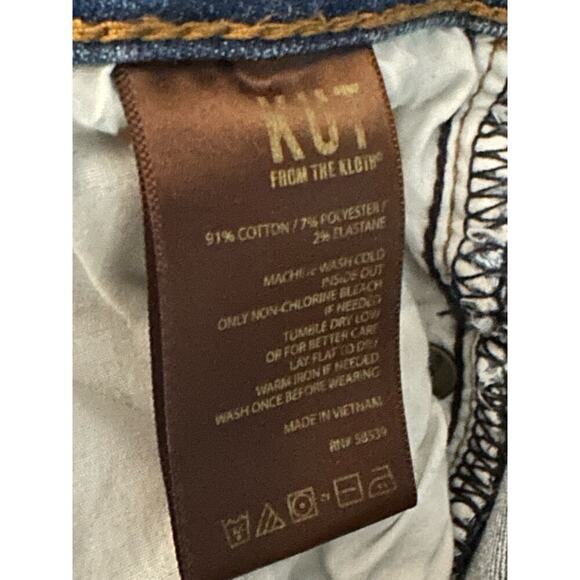 Kut from the Kloth | Size: 6 | Ankle Skinny Light Wash Jeans Raw Hem - Picture 4 of 12